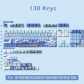 Scenic Lakes Mountain 104+34 / 54 Cherry Profile Keycap Set Cherry MX PBT Dye-subbed for Mechanical Gaming Keyboard